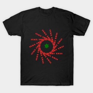 Merry Christmas Whirl T-Shirt